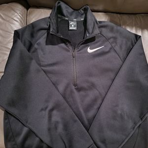 Nike Dri-Fit 1/4 Zip Black Sweatshirt